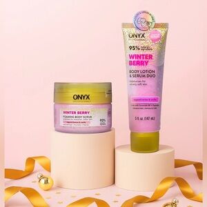 Onyx Winter Berry Foaming Body Scrub & Lotion Duo